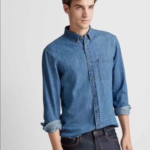 Club Monaco Denim button down shirt